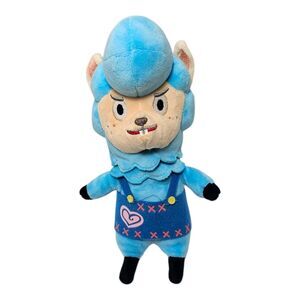 Animal Crossing New Leaf Cyrus Plush 8" Sanei Nintendo San-EI Co Blue Soft Toy